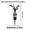 Deer Head Bottle Stopper Gold Seals Red Wine Sealer With Seal For Home Bar Decor