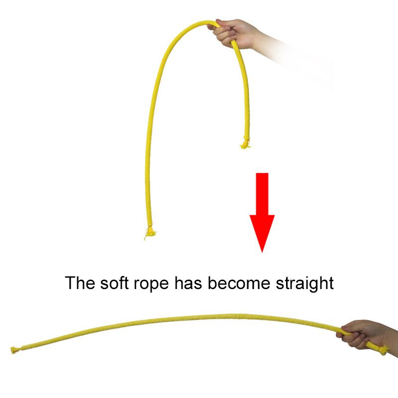 Seiltrick Steifes Seil Zaubertricks Weiches Seil zu Steif Magia Close Up Straßenillusionen Gimmicks Mentalismus Lustige Requisiten TMZ