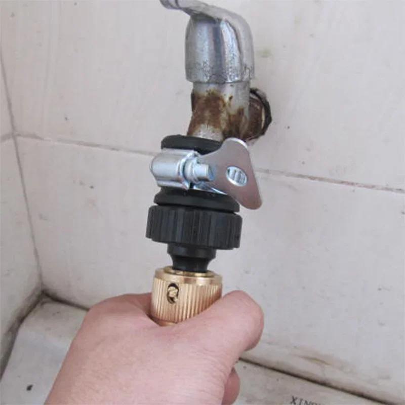 12-24mm Faucet Adapter Plastic Hose Fitting Quick Connect Fitting Faucet for Garden Irrigation Car Wash Faucet Accessories