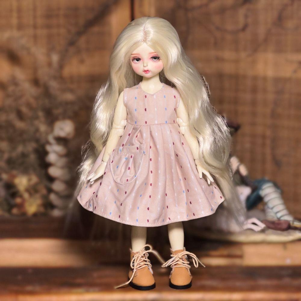 Toy Clothes Simulated Eye Hinge Doll Dress Toy Outfit Removable Joints Doll  Doll Accessories