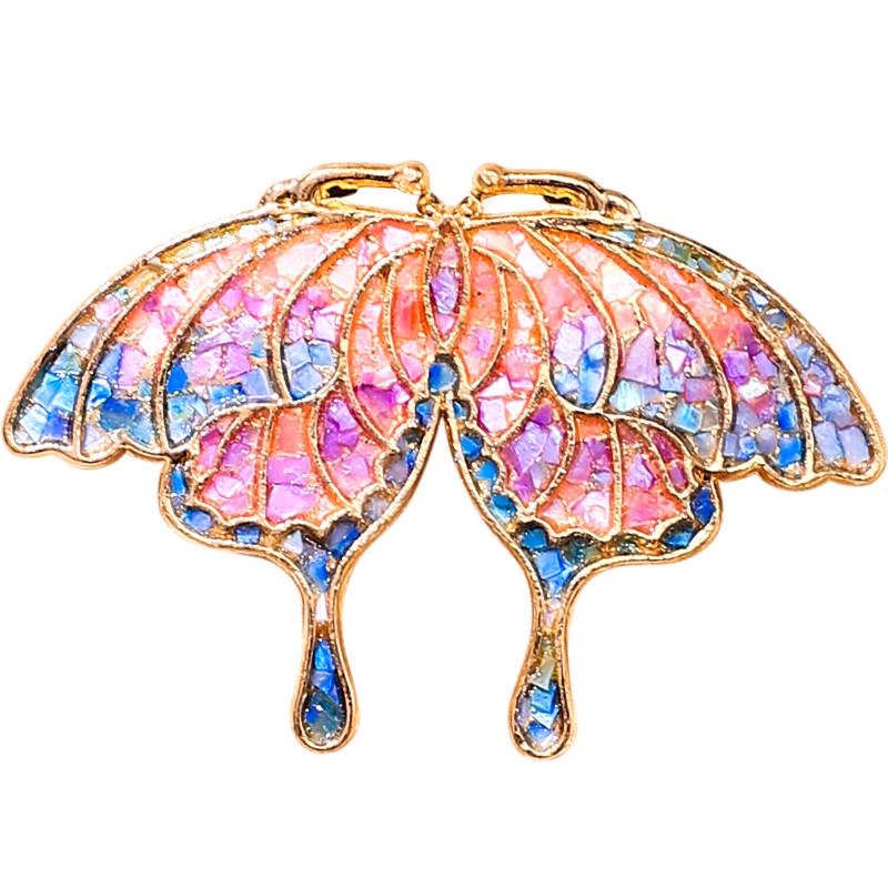 Mother-of-Pearl DIY Brooch Kit - Intangible Cultural Heritage Craft for Teacher's Day