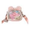Bear Ears Small Shoulder Bag With Soft Nylon Material For Daily Fashion
