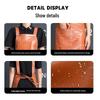 Waterproof PU Leather Apron with Logo for Seafood Kitchen & Restaurant Workwear