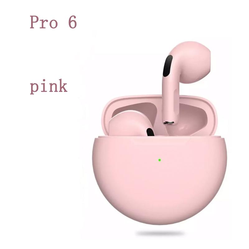Original 1:1 Pro 6 TWS Wireless Bluetooth Earphone With Microphone Handsfree Headphones For Phone Sport Earphone Music Earphone