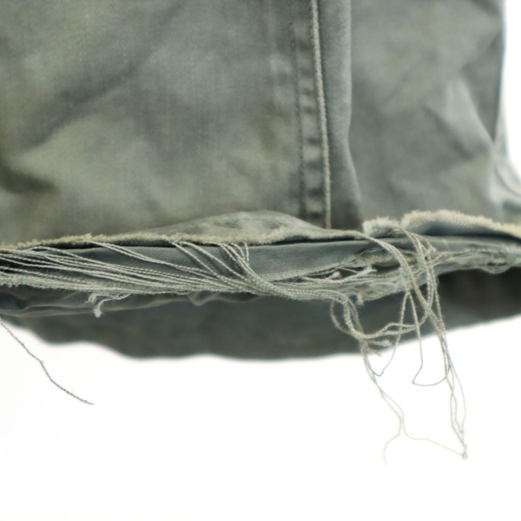 US AIR FORCE 50s Vintage Black Tag Cattle Jacket L Sage Green Field Men's Used