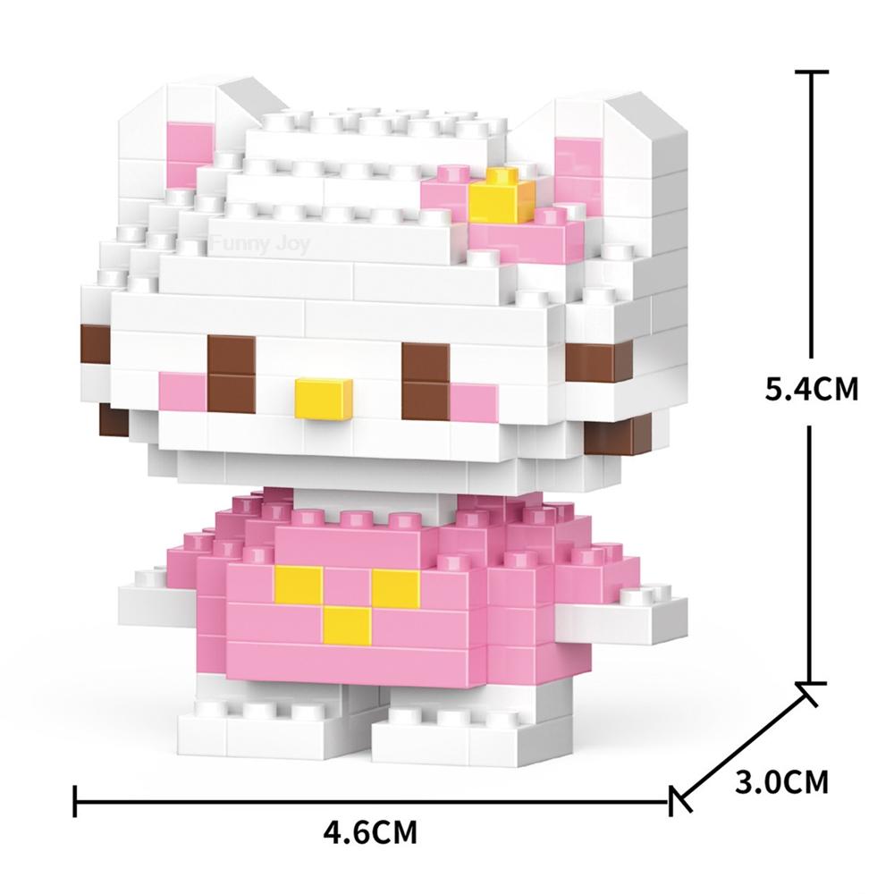 Cinnamoroll Cartoon Katie Cat Block Character Assembled Model Building Block Dolls Toy Children Gift