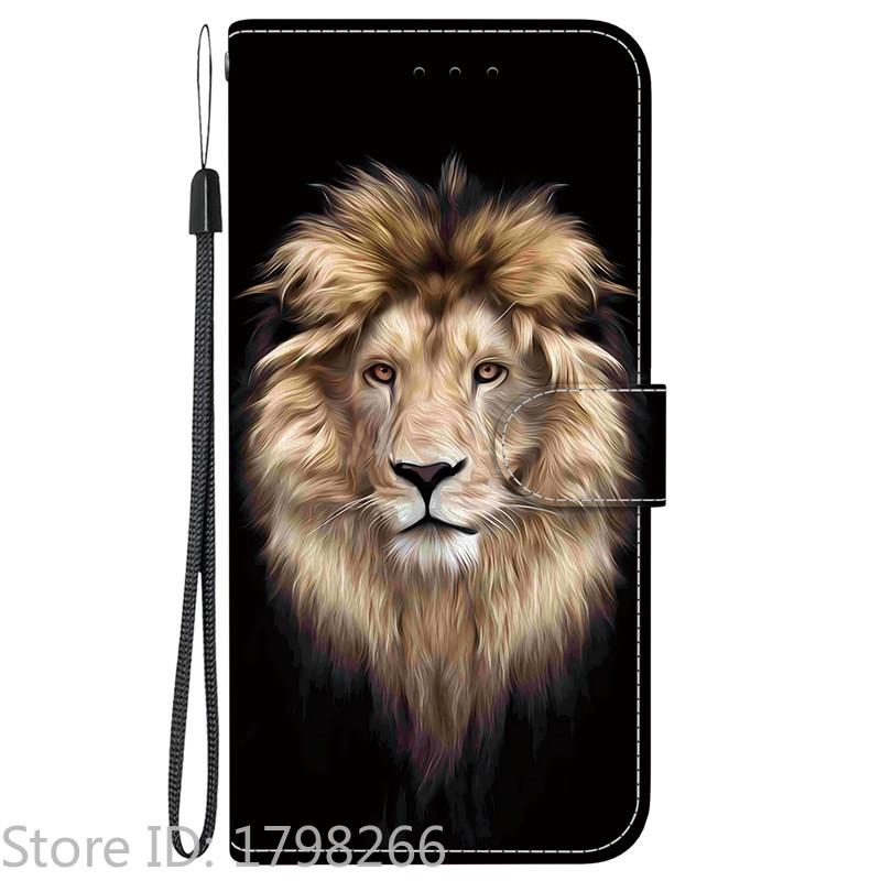 Elegante Portafoglio Colorato con Fiore Custodia per Telefono per Samsung Galaxy A27 5G SM-A276 A 27 Copertura in Pelle Flip Magnetica Carino Modello 3D Capa