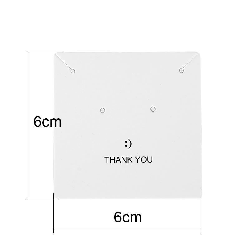 50pcs/lot Necklace Paperboard Earring Cards Cardboard Holders Display Hairpin Bracelet Organizers For Making Jewelry Packaging