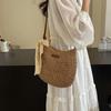 Yogodlns Ladies Fashion Summer Straw Crossbody Bag Women Beach Holiday Shopping Woven Shoulder Handbag Purses