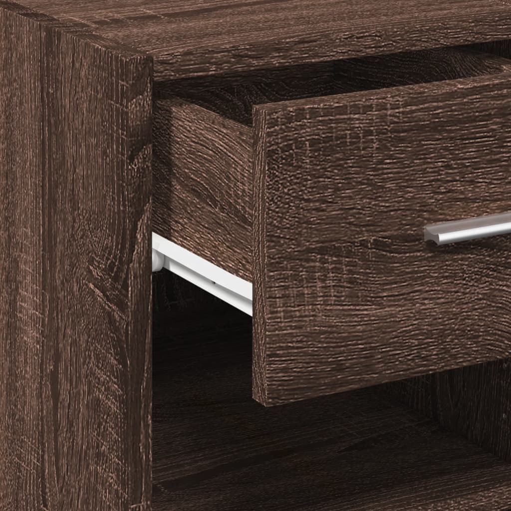 Sideboard Brown Oak Effect 45 x 42.5 x 93 cm Engineered Wood