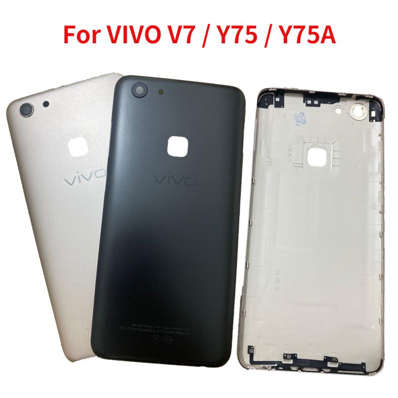 

Задняя часть для VIVO V7 Y75 Y75A, замена задней двери аккумулятора с объективом камеры + громкость питания