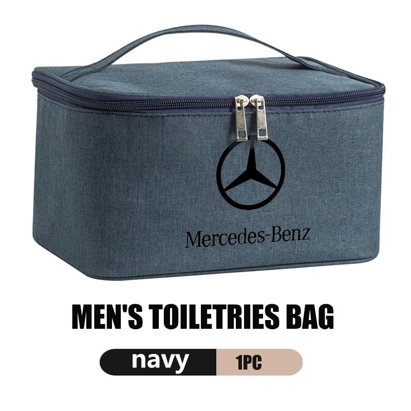 YHJ4  For Benz Travel Cosmetic Organizer Toiletry Case Wash Pouch Zipper Storage Bag AMG Exclusive A C E R V Class CLA CLS C180 C200