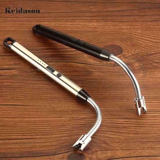 Durable 360 Degree Rotation Oil-free USB Electric Igniter Gas Stove Charcoal Candle Plasma Arc for Cooking