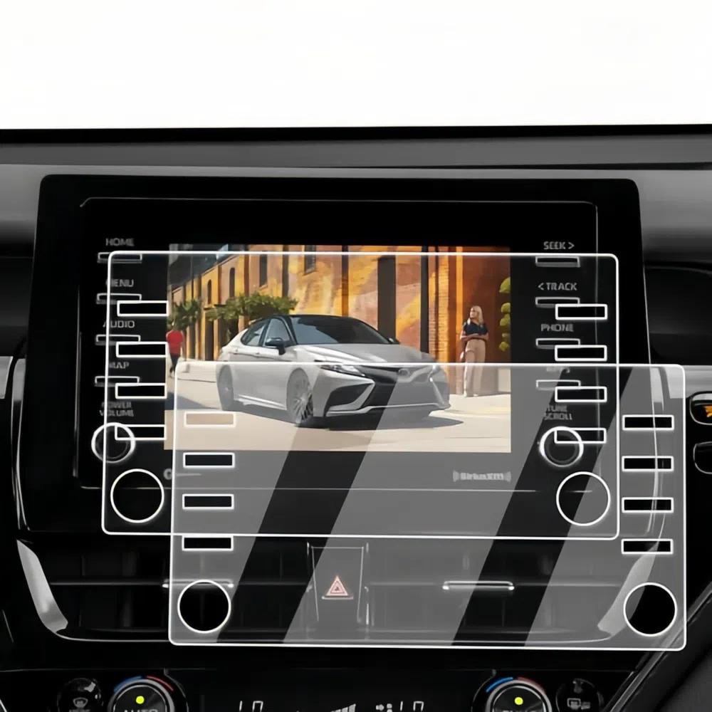 For Toyota Camry 4Runner Corolla Grand Highlander Car GPS Navigation Screen Tempered Glass Scratch Resistant Protector Film