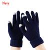 Elastic Full Finger Gloves Warm Thick Cycling Driving Women Men Winter Warm Knitted Woolen Outdoor Gloves