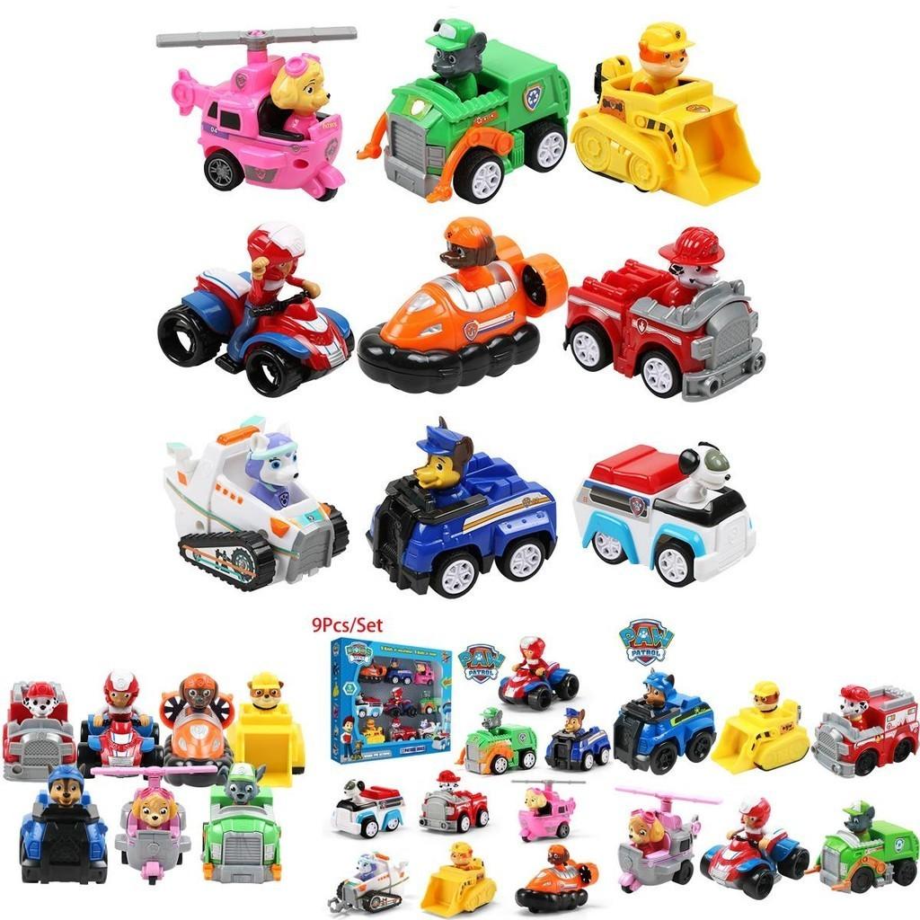 Authentic Paw Patrol Vehicles Set For Kids With Pull Back Action Perfect For Collections
