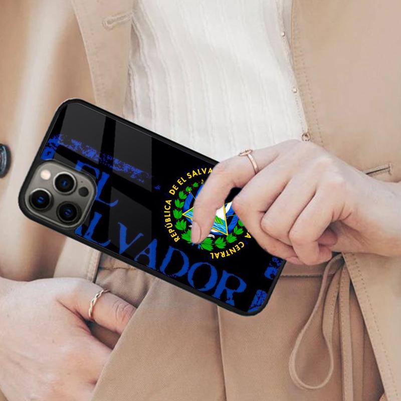 El Salvador Flag Bumper Magnetic Phone Case For APPLE iPhone 17 Air 16 14 13 12 Pro Max 15 Plus Charge With MagSafe Cover