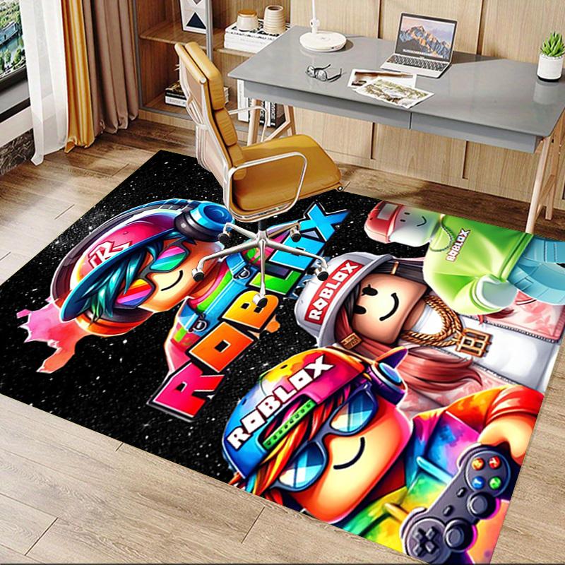 Roblox Virtual Adventure Carpet For Playroom Bedroom Living Room Sofa Home Decorkids Game Area Rug Nonslip Floor Mat