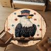 1PC American Eagle Office Round Area Rug, Under Office Chairs Bedroom Living Room Home Decor,Carpet for Office, -1110235