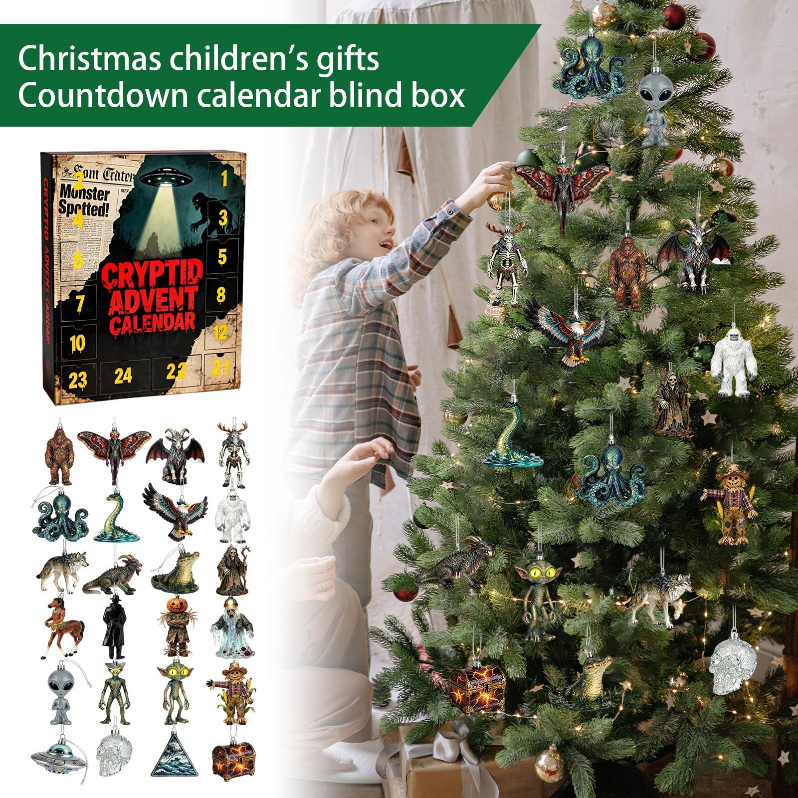 

Изысканный календарь, каменные жалюзи, коробка, детский подарок на Хэллоуин One Size