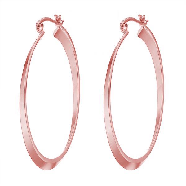 Übertriebene große Ohrringe, Ohrringe und Ohrclips mit 14K Gelbgoldplattierung.