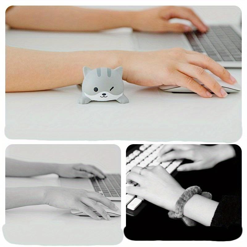 Tapis de souris de décompression, tapis de poignet, tapis de poignet féminin, tapis de bureau de bureau de dessin animé mignon, tapis de poignet, coussin de main, oreiller à main