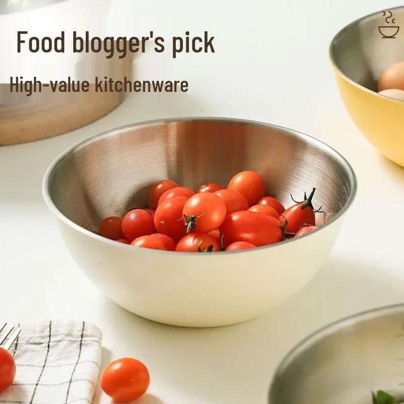 Stainless Steel Salad Bowl 19cm