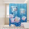 Hàndùn Cute Cartoon Puppy Shower Curtain