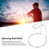   Reel Rack Stainless Steel Short Type U Shaped Upper Frame Round Base Lightweight Detachable Fishing Gear Stand