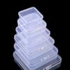 Mini Transparent Organizer Box Transparent Dustproof Storage Boxes  Pill Storage