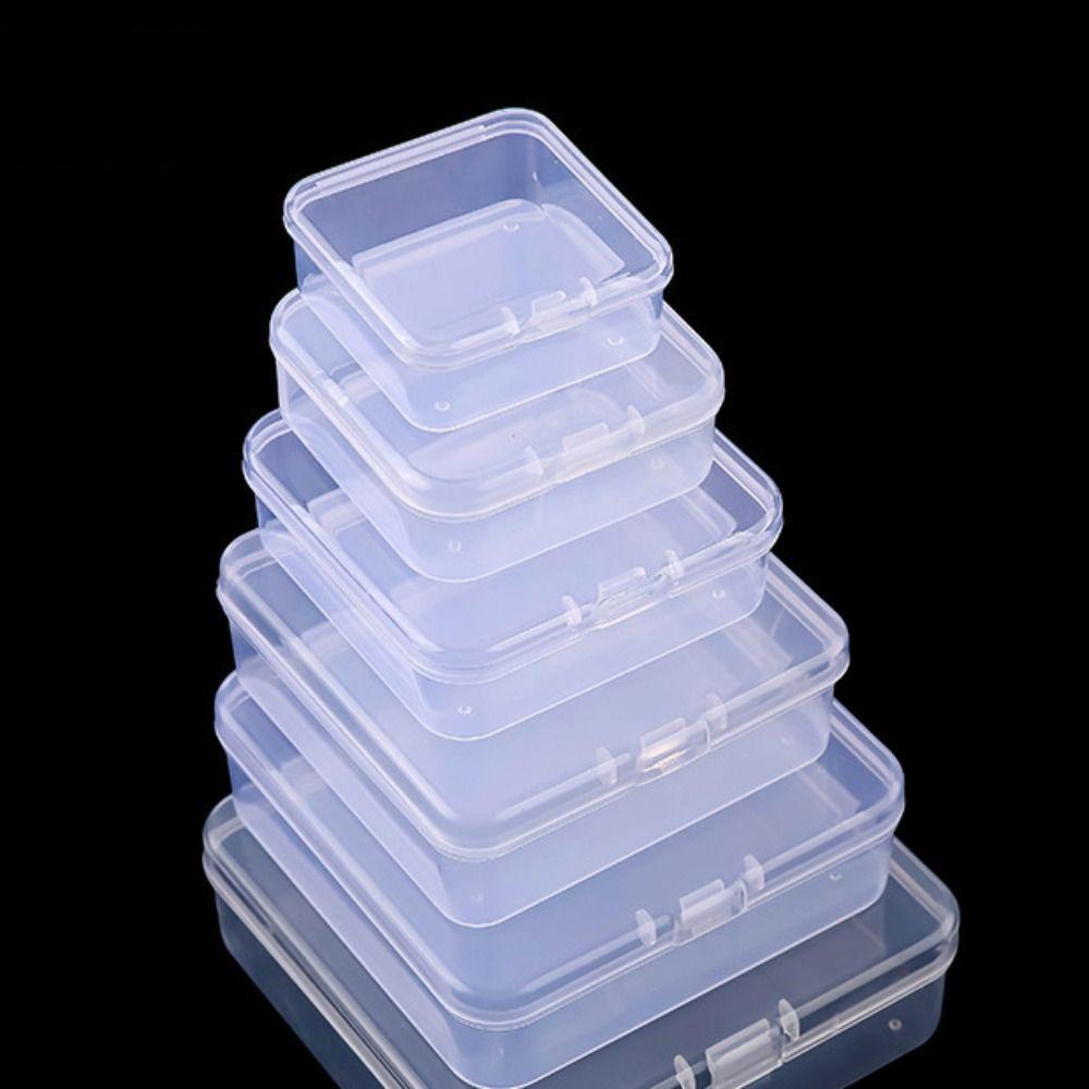 Transparent Transparent Organizer Box Dustproof Dustproof Storage Boxes  Necklace Storage