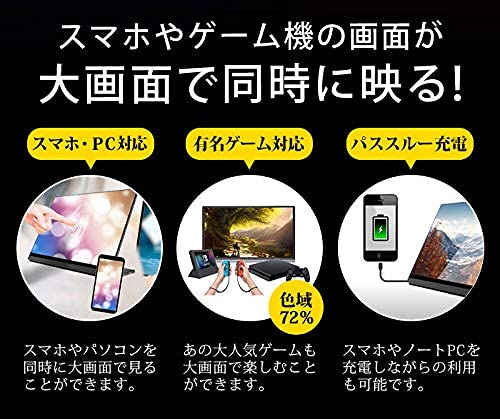 Mobile Monitor Full HD Touch Function Inch 3 Year Warranty Reliable Japanese Company WINTEN Touch Panel Mobile Display Gaming Monitor Portable Display
