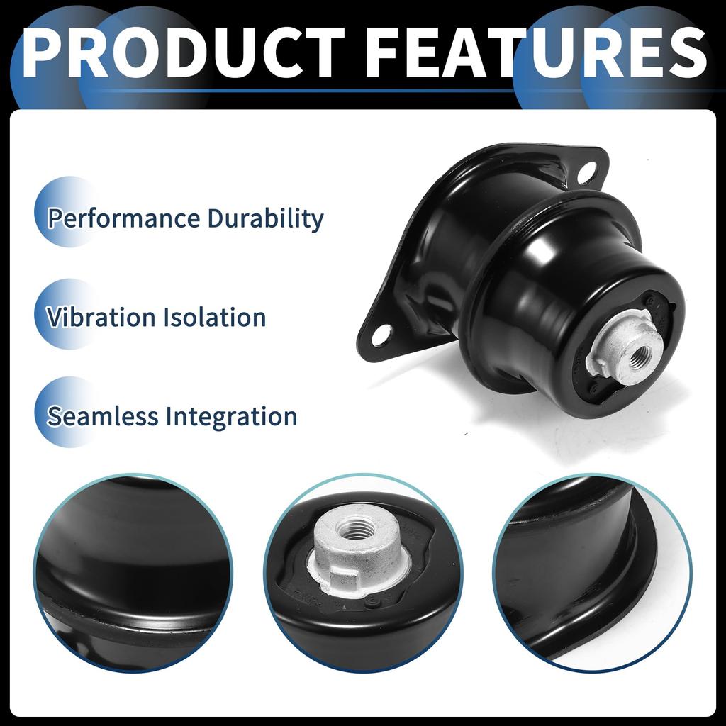 INFINAUTO Engine Motor Mount for Honda No.50822TF0J02 Black 1