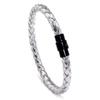 Men's Leather Rope Woven Bracelet: European and American Style