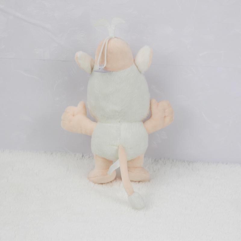 Adorable Anime Cartoon Small White Pig Brownie Buba Booba Plush Stuffed Toy For Kids