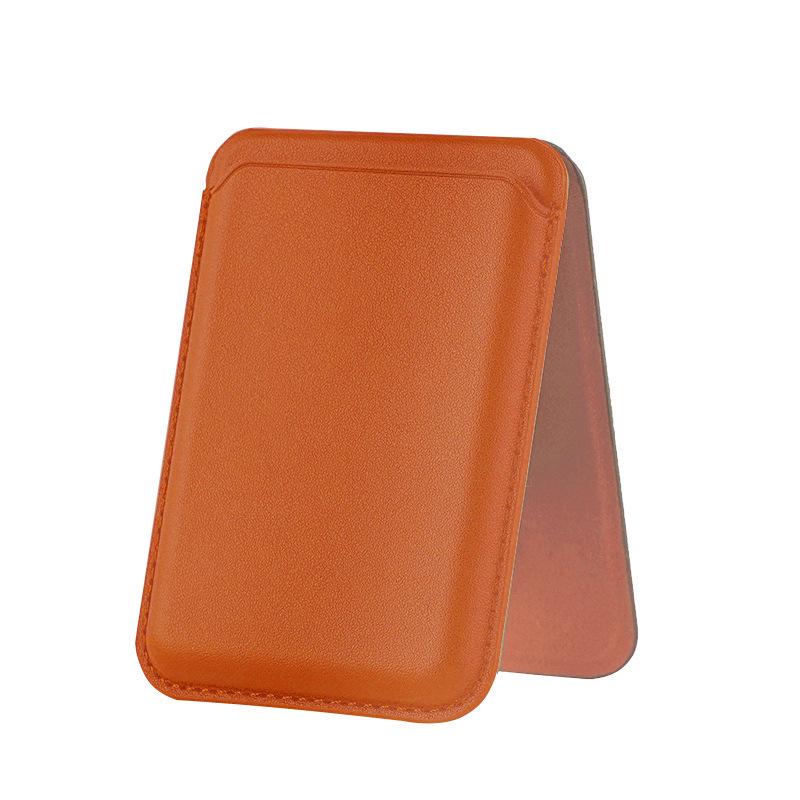 iPhone 12-17 MagSafe Magnetic PU Leather Card Holder & Phone Stand - Light Luxury Style