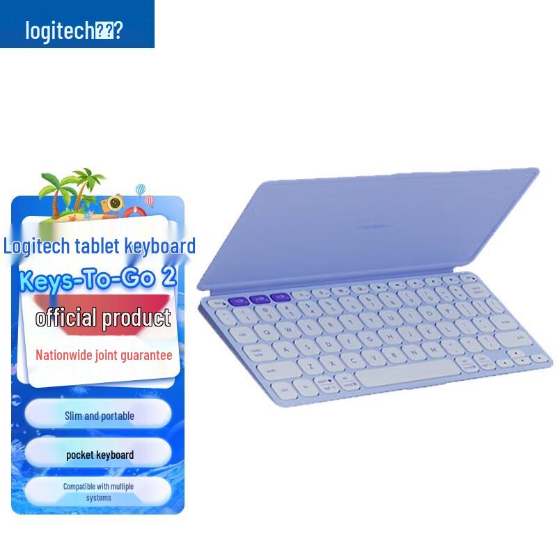 

Logitech Keys-To-Go 2 Ultra-Thin Portable Wireless Bluetooth Keyboard
