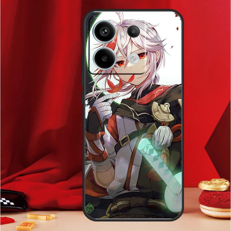 Genshin Impact Kaedehara Kazuha Case For Xiaomi Redmi Note 9 10 11 12 13 Pro Plus 9S 10S 11S 12S Redmi 12 10C 9C 13C Coque