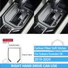 Real Carbon Fiber Car Accessories Gear Air Vent Set Trim Cover Soft Sticker For Subaru Forester SK      2024