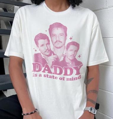 Camiseta de Pedro Pascal, Camiseta 'Papá es un estado de ánimo', Camiseta Unisex de la Película The Last of Us