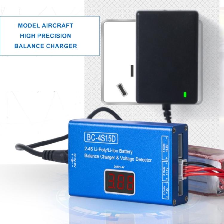 BC-4S15D Professional Battery Charger With Automatic Stop And Error Code Display For  2-4S Bateries Reliabled Charging