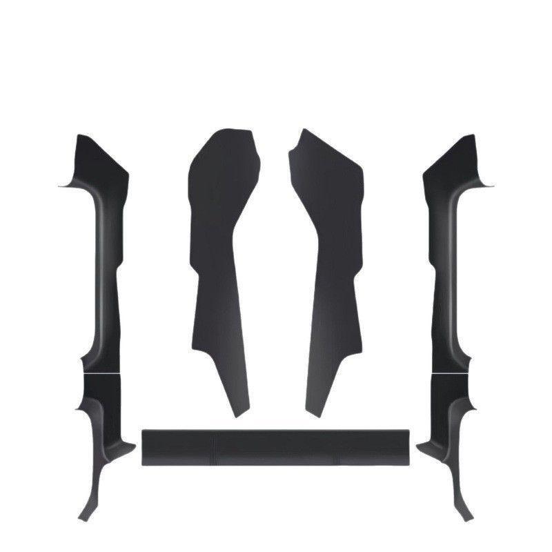 Tesla 25 Refresh Model Y TPE Door Sill Strips & Anti-kick Full Coverage Set