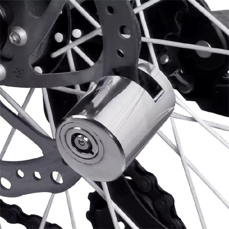 Alloys Bicycles Disc Lock with Visual Deterrentd Simple Installation Universals Fit for Commuters Electric Bikes