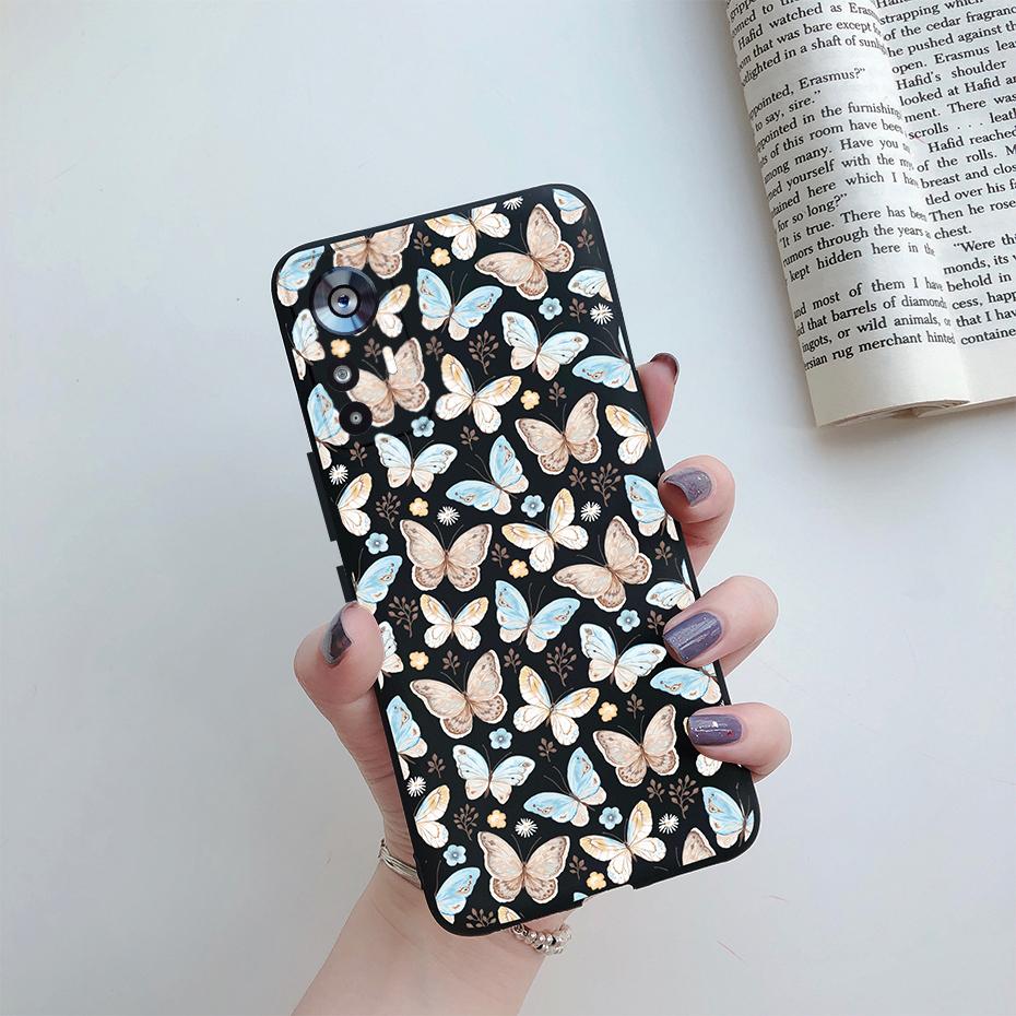 For Xiaomi 12T Pro Case Colorful Rainbow Flower TPU Back Cover For Xiomi Xiaomi Mi12T Mi 12 T 12T Xiaomi12T Pro Soft Cases Coque