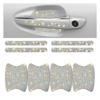 Bling Door Handle Protector 8PCS Set Auto Handle Sticker  For Auto Accessories