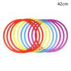 10Pcs Outdoor Funny Physical Training Sport Lattice Jump Rings Portable Football Soccer Speed Agility Training Rings
