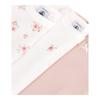 body set A0BGB Multicolor 1 12 months 74cm [Petit Bateau] Long-sleeved 3-piece
