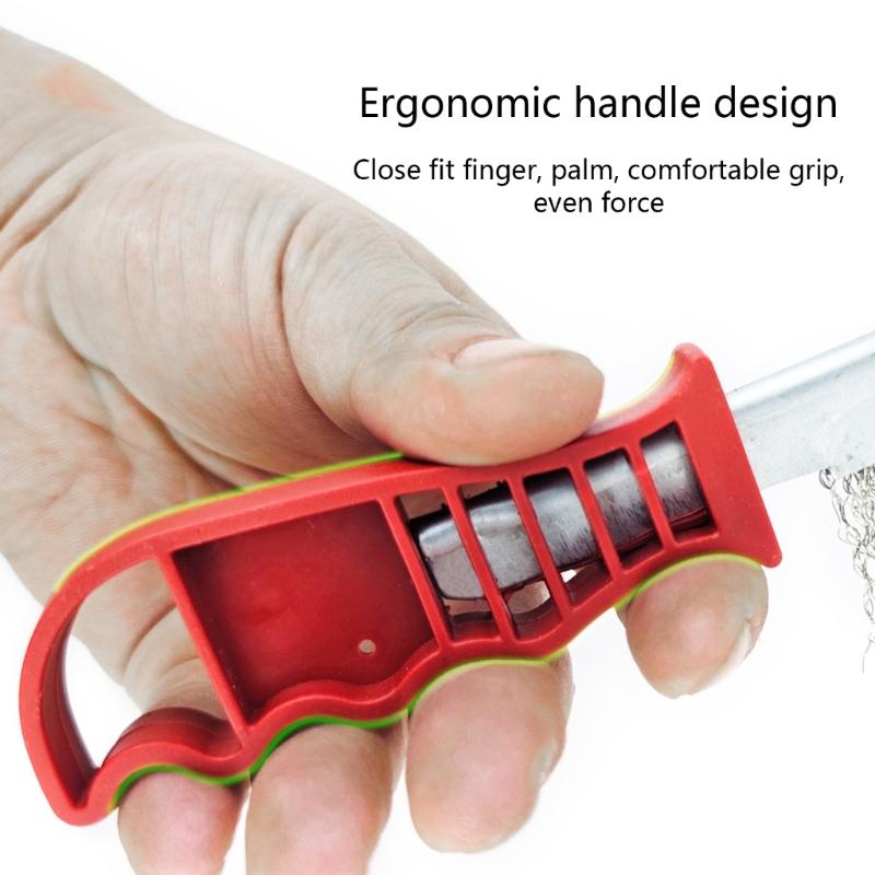 Wire Brush Set,2Pcs Stainless Steel Wire Brushes for Cleaning Metal Rust Dirt with Ergonomic Handle Grip