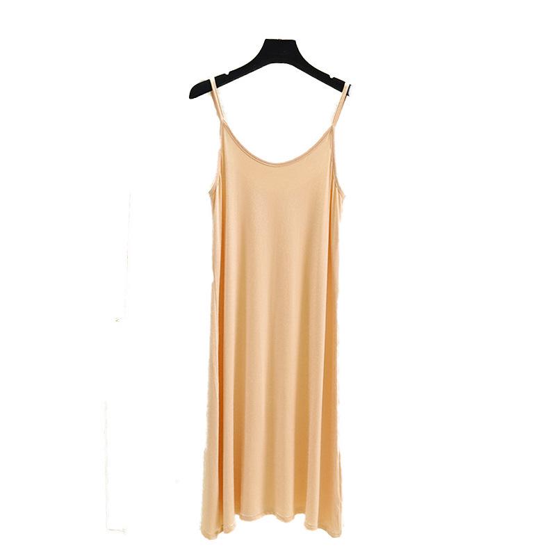 Women's Plus Size Cotton Slip Dress - Loose, Slimming, Comfortable Summer Wear