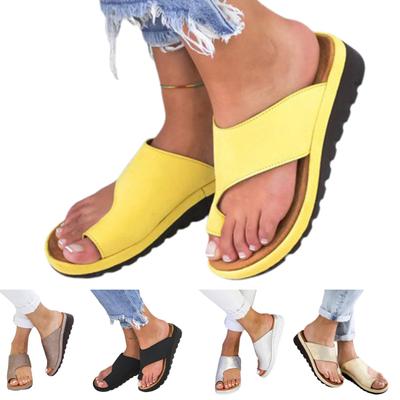 Summer Women Slipper Wedge Lightweight  Female Shoes Orthopedic Bunion Corrector Open Toe Slippers Sandals